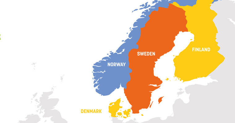 Страны скандинавии. Скандинавские государства. Территория Скандинавии. Дания Норвегия Швеция. Страны скандинавского региона.