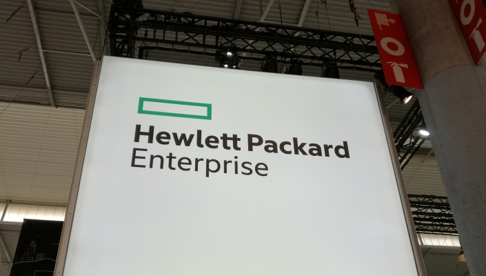 HPE reports a small sales increase