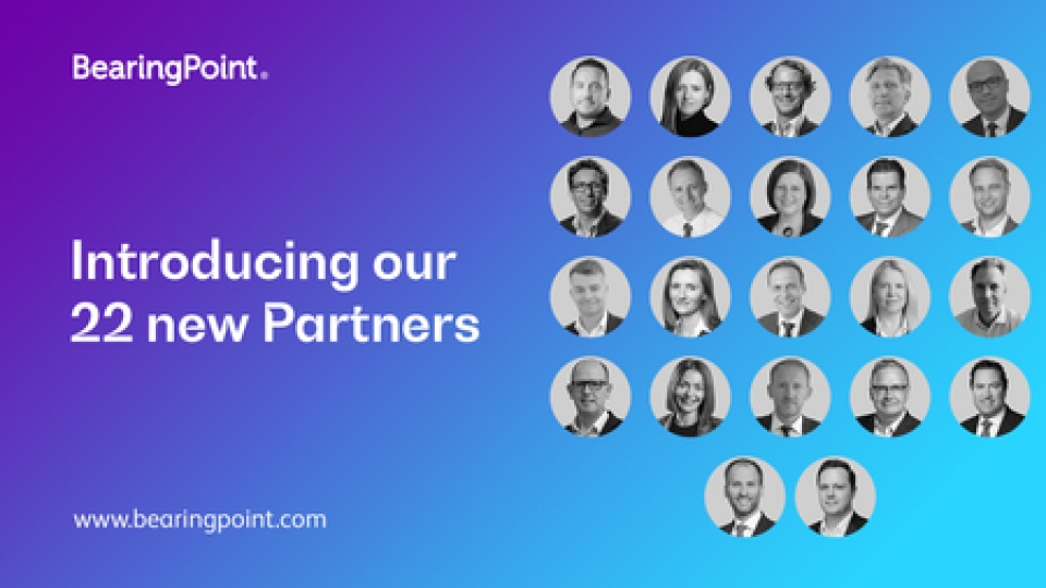BearingPoint appoints 22 new partners