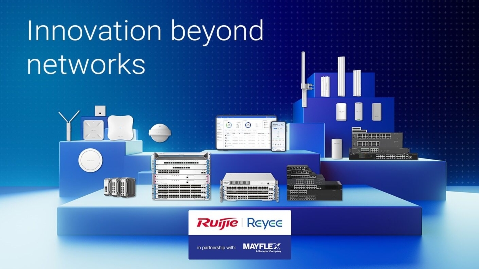 Mayflex signs up Ruijie networks product portfolio