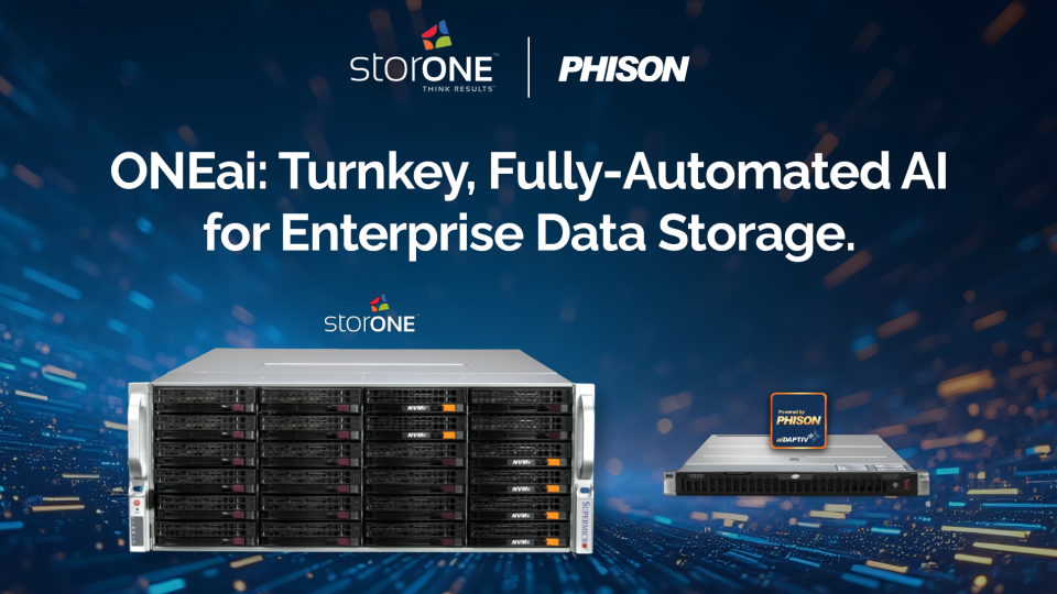 StorONE delivers easier AI data capabilities in partnership with Phison